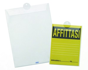 10 PORTA AVVISI 22X30 IN PPL CON ASOLA ESTRAIBILE Foto prodotto